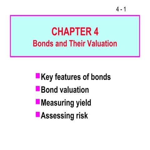 Bab 4   bonds and their valuation