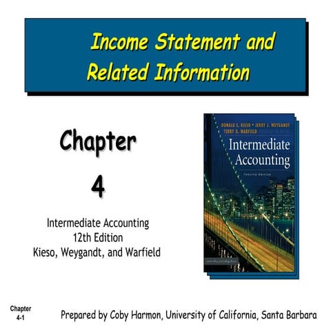 Bab 4   Income Statement and Related Information