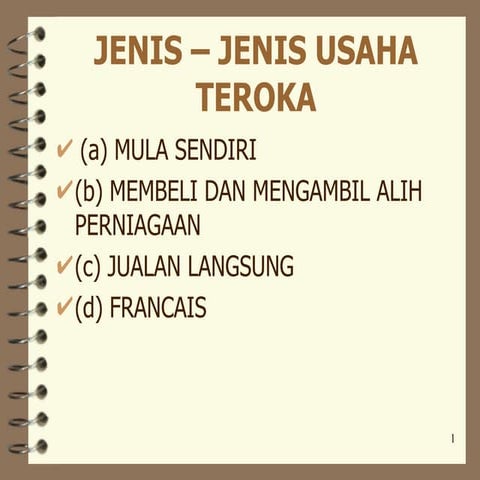 Bab 4   usaha teroka mula sendiri