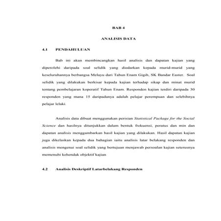 Bab 4 analisis data