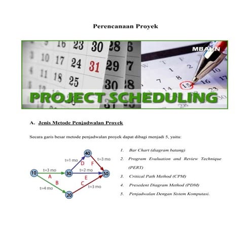 Bab 4 perencanaan proyek