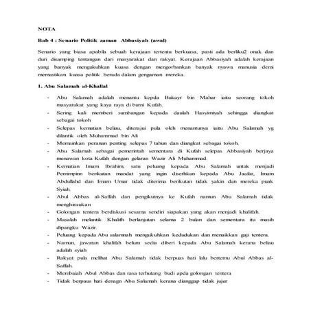 kemelut politik abbasiah (awal)