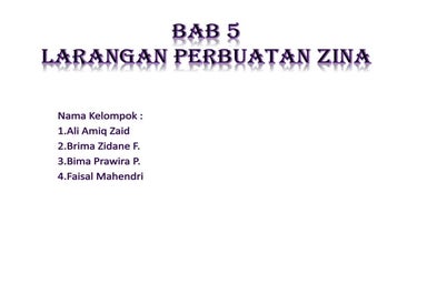Bab zina