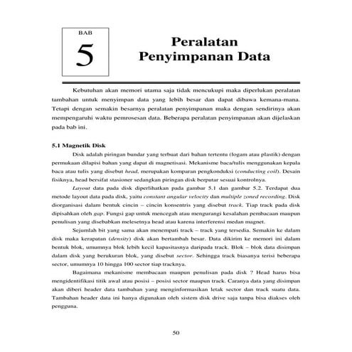 Bab 5   peralatan penyimpanan data