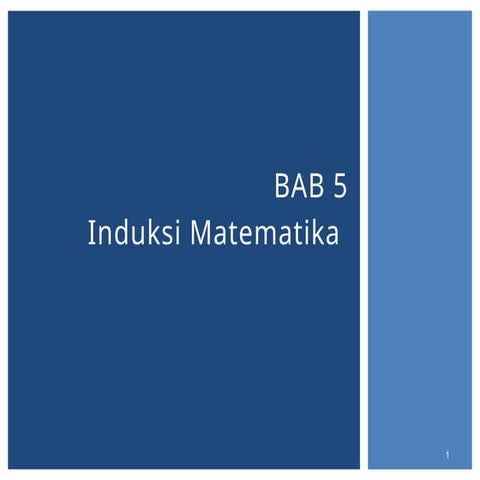 TEORI & PENGANTAR INDUKSI MATEMATIKA DISKRIT