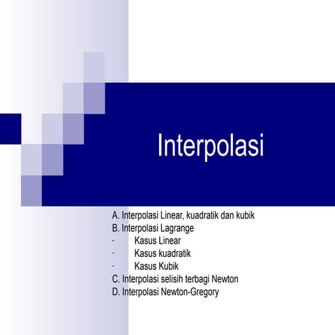 Bab 5 interpolasi