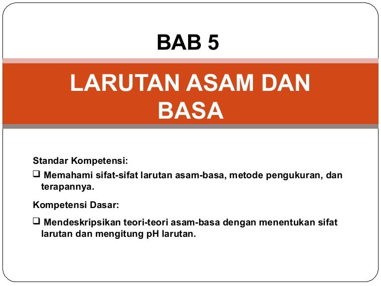 Bab5 Larutan Asam Dan Basa Kimia Kelas Xi