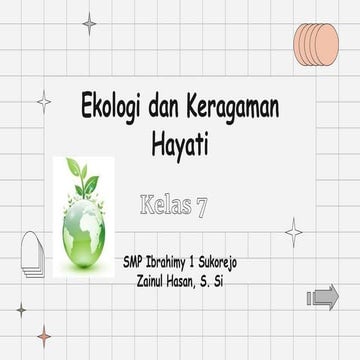 Bab 6. IPA Kelas 7 (Ekologi dan Keragaman Hayati ) SMP Ibrahimy 1 Sukorejo Ku...