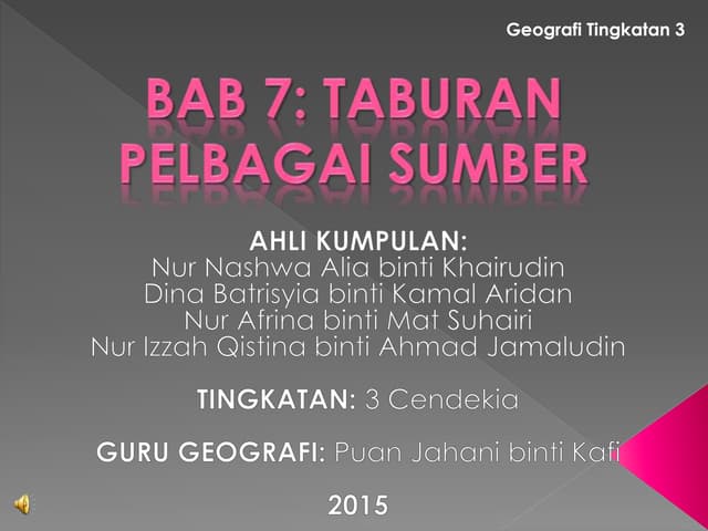 Geografi Tingkatan 3 Sumber Tenaga Di Negara Lain