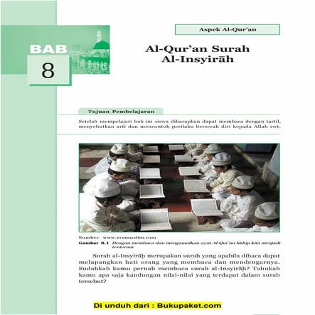 Bab 8 al qur'an surah al insyirah | PDF