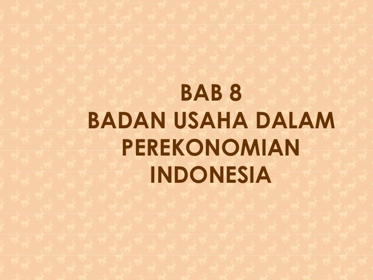 Bab 8 Badan Usaha Xii Ips