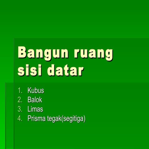 B ab 8 bangun ruang sisi datar kelas 8 semester 2