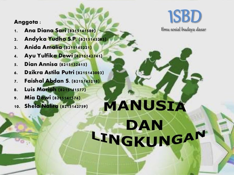 Manusia dan Lingkungan (ilmu sosial budaya dasar)