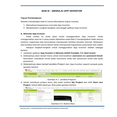 BAB IX - MEMULAI APP INVENTOR