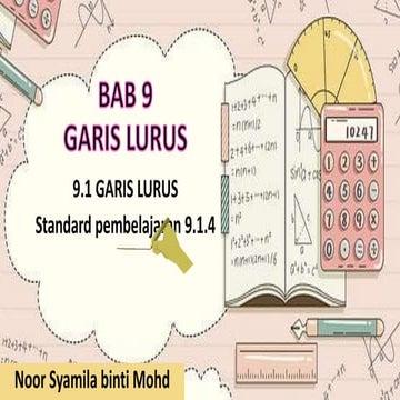 Bab 9 garis lurus (9.1.4)