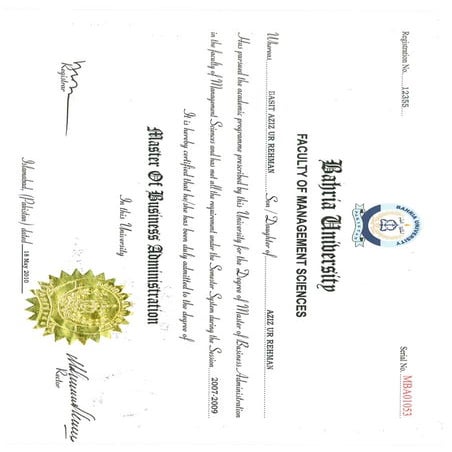 MBA Degree | PDF