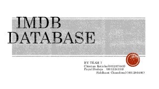 Final PPT Imdb
