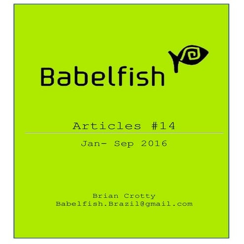 Babelfish Articles Jan-Sep 2016  12-09-16 final