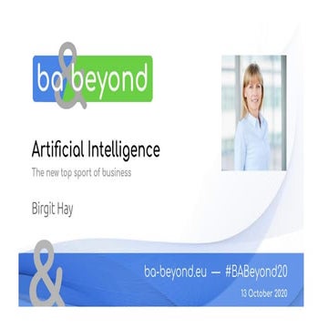 BA and Beyond 20 - Elke Steegmans and David Vandenbroeck - Behaviour ...