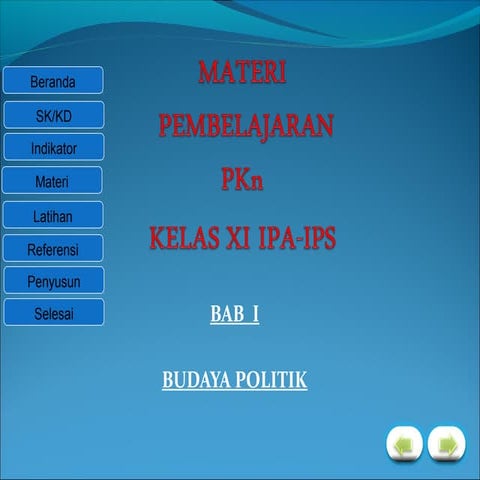 PKN BAB 1 Kelas XI