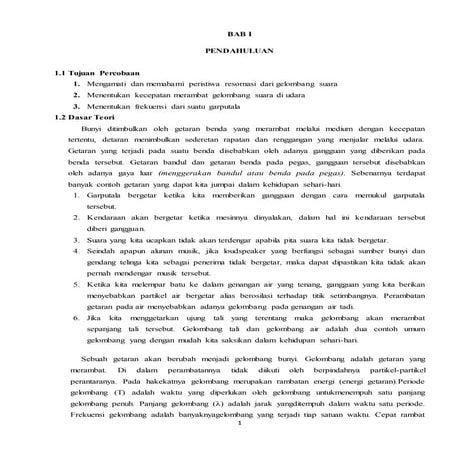 Laporan Fisdas Resonansi