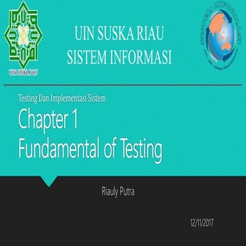Bab i fundamental of testing