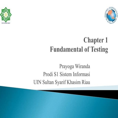 Bab i fundamental of testing (yoga)