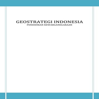 GESTRATEGI INDONESIA