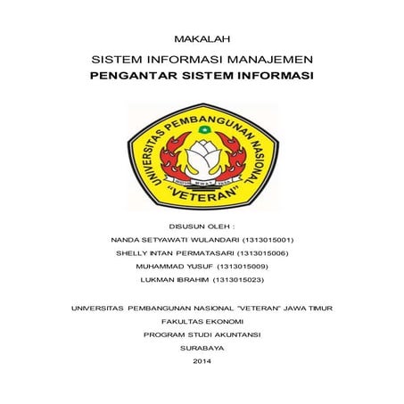 Bab I - Pengantar Sistem Informasi