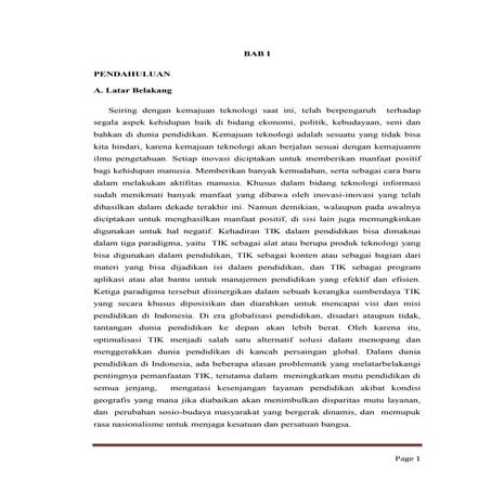 Bab i, bab ii, babiii, babiv