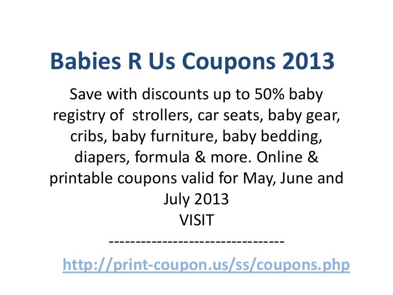 Coupon code for babies r us