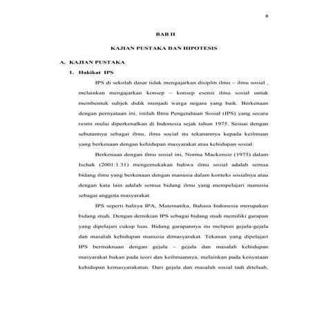 Bab 2 proposal PTK/wahyu mariska j/08141197/PGSD/7E