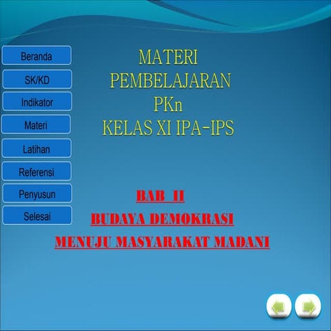 PKN BAB II  Kelas XI