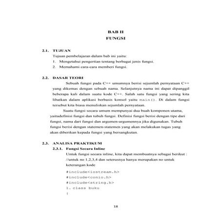 Bab 2 C++ PBO Fungsi