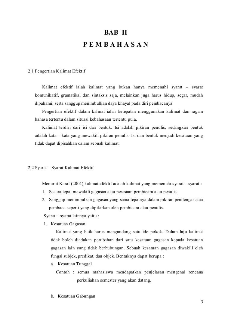 Kalimat Efektif