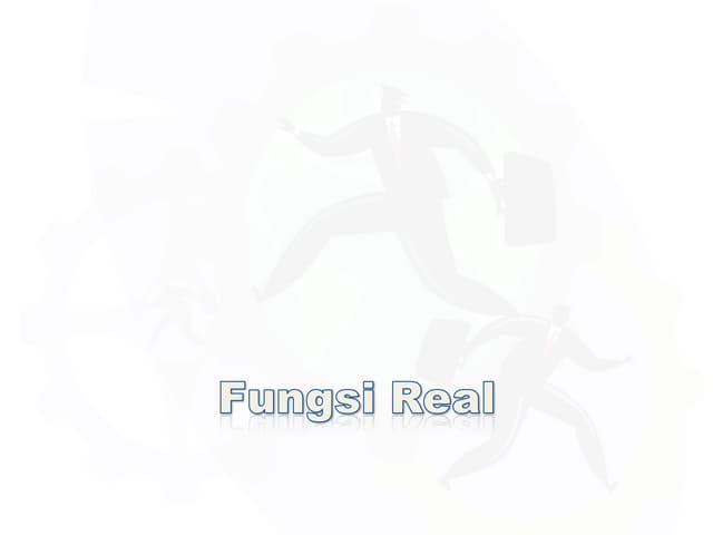 Matematika Dasar Bab II Fungsi Real
