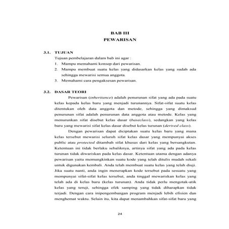 BAB 3 PBO C++ Pewarisan