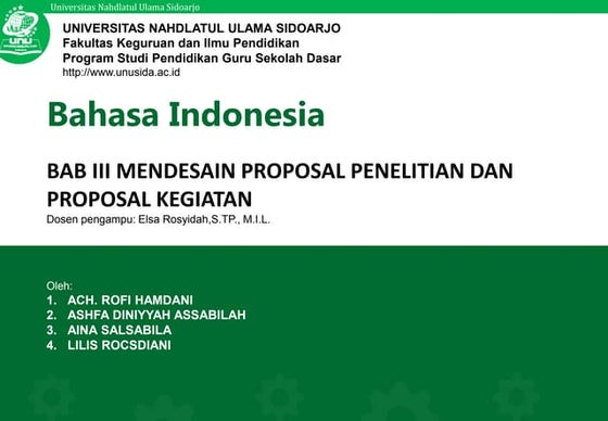 PPT Template Kualitatif bagus untuk yang sedang sempro | PPTX