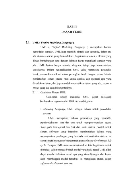 Bab 2  Dasar Teori perancangan sistem informasi pendaftaran online be smart i...