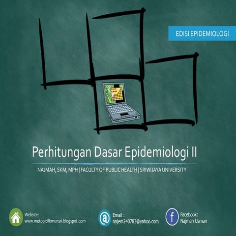 Bab ii perhitungan dalam epidemiologi (part 2)