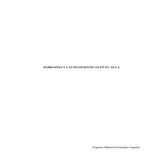 Babilonia Matematicas Aula