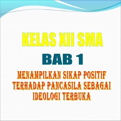 MATERI KELAS XII PKn