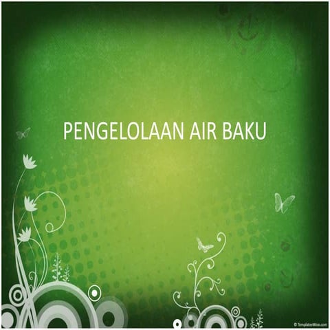 sumber dan kualitas air di alam