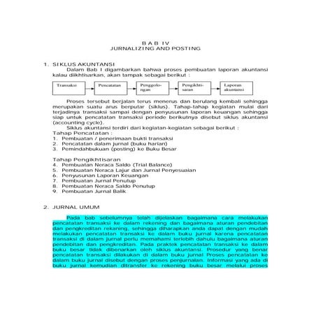 Bab iv jurnal dan posting modu l