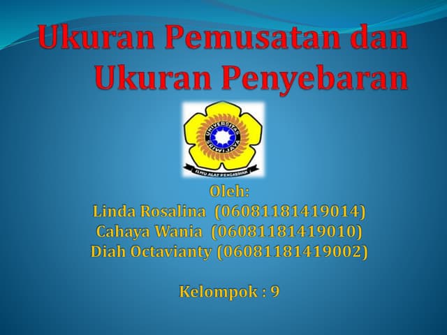 Bab iv pemusatan dan penyebaran data
