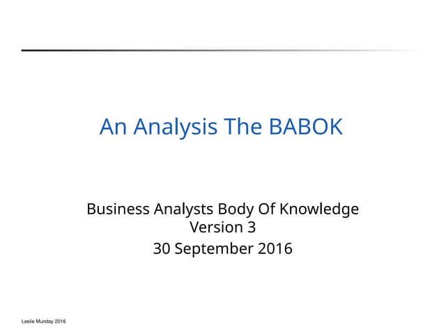Presentation About My BABOK Analysis.pptx