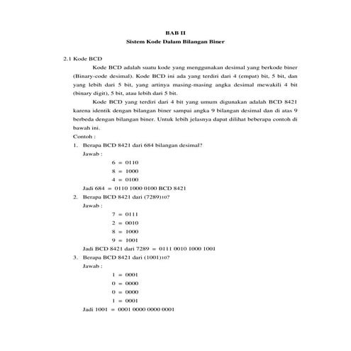Bab sistem kode bilangan biner