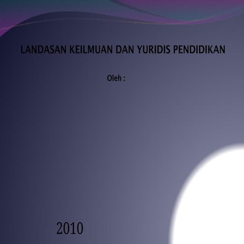 BAB VI. Landasan yuridis kependidikan.ppt