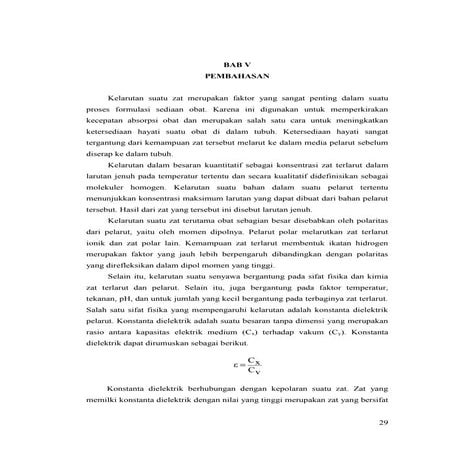 Bab v kelarutan (Farmasi Fisika)