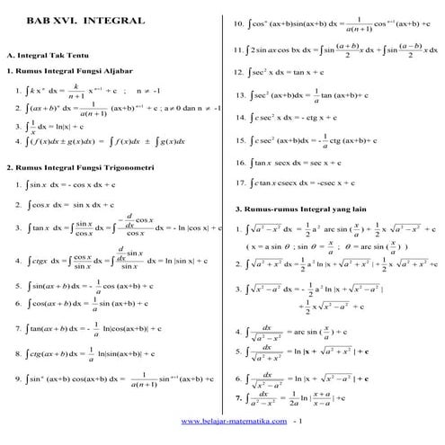 Bab xvi  integral